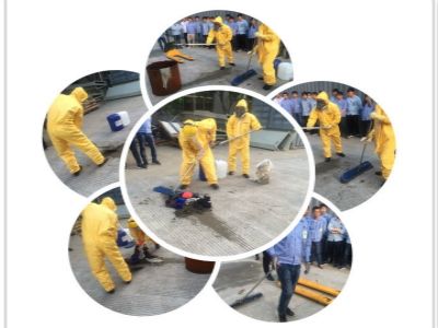 Marks the end of 2017 chemicals spill drills